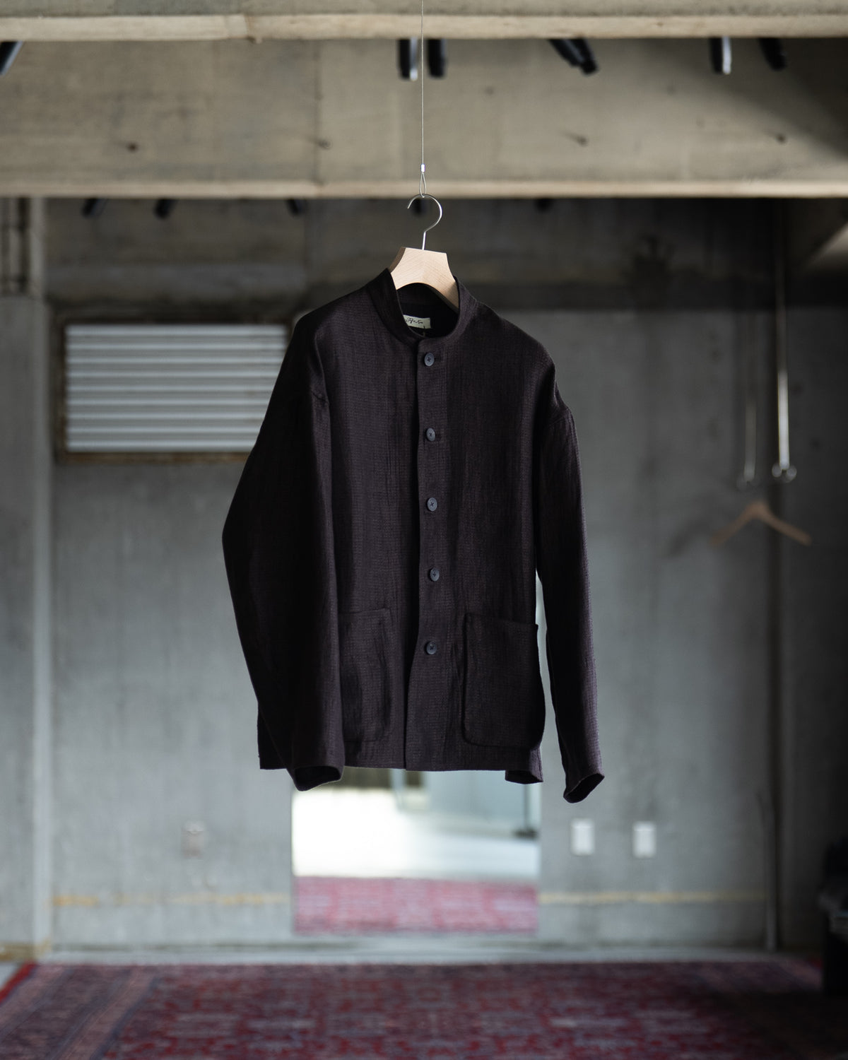 Stand Collar Soft Jacket – Lounge Sai