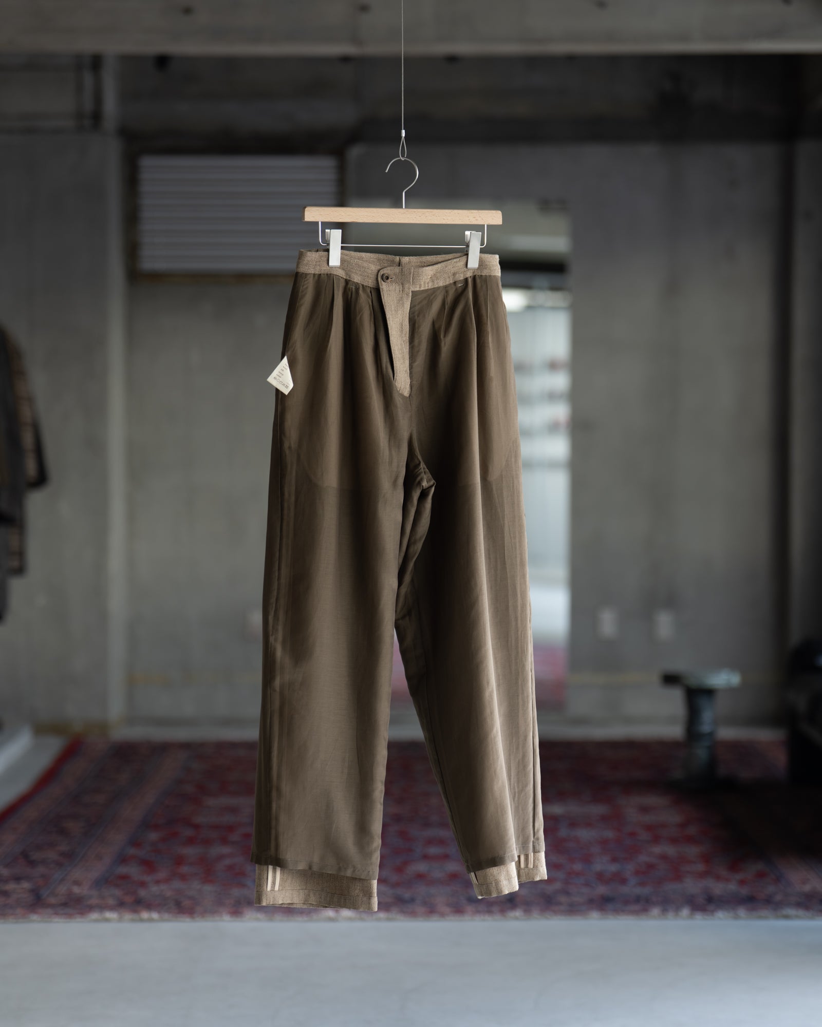 Triple Pleated Pant