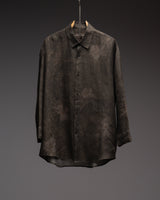 Shadow Print Linen Shirt