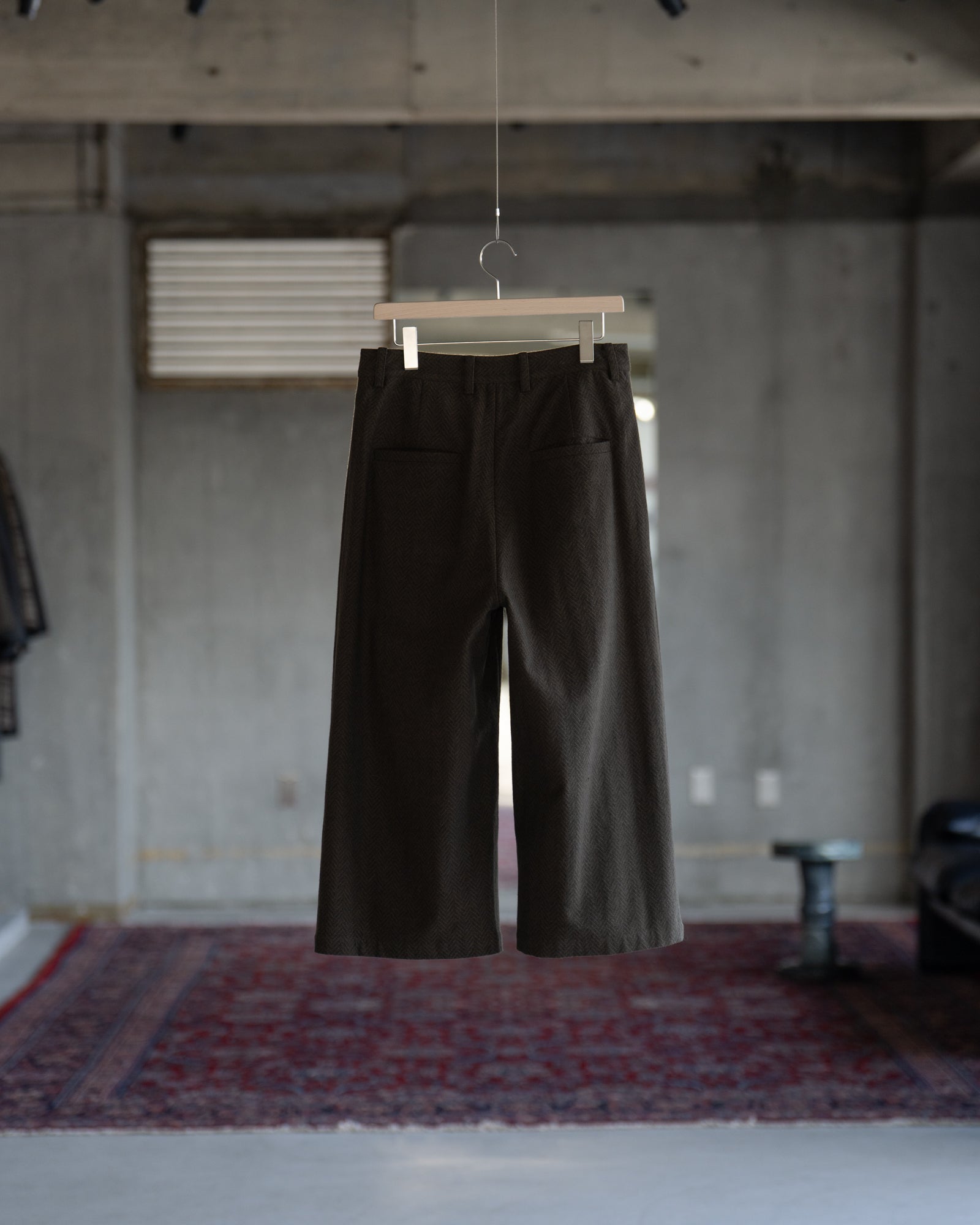 Ankle Wide Straight Pants