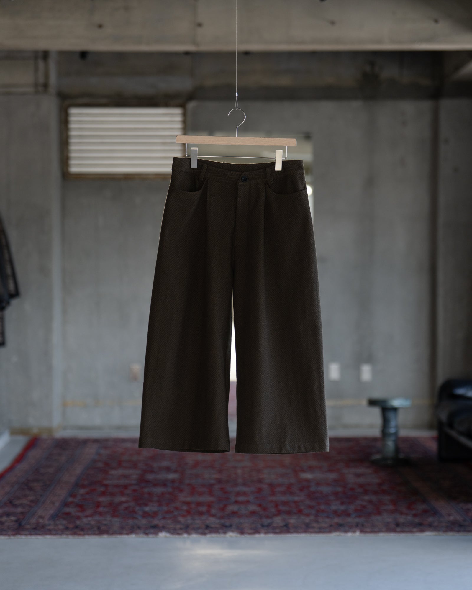 Ankle Wide Straight Pants