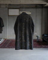 Oversized Collarless Coat