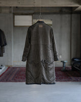 Oversized Collarless Coat