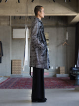着用した ARCHIVIO J.M. Ribot の CO01 / TR（Grey Glen Check） 横から