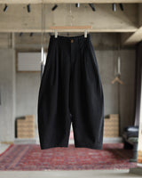 Cocoon Pant - Black Herringbone