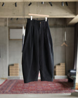 Cocoon Pant - Black Herringbone