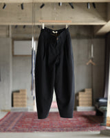 Cocoon Pant - Black Herringbone