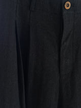 Cocoon Pant - Black Herringbone