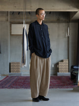 Cocoon Pant - Ecru Herringbone