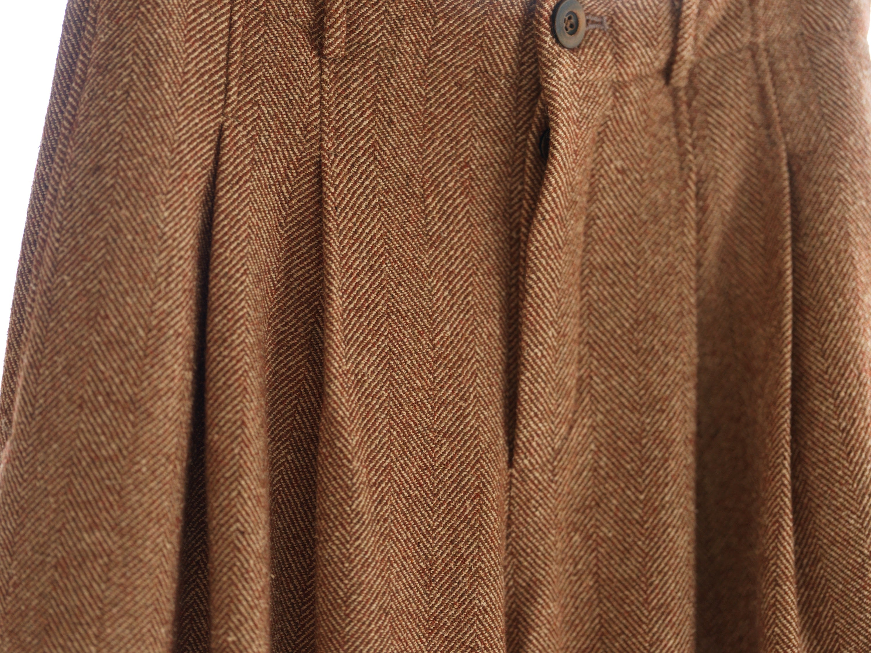 Cocoon Pant - Spice Herringbone