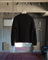 Crewneck Sweater - Flecked Dark Brown