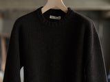 Crewneck Sweater - Flecked Dark Brown