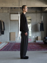Crewneck Sweater - Flecked Dark Brown