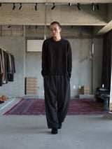 Crewneck Sweater - Flecked Dark Brown
