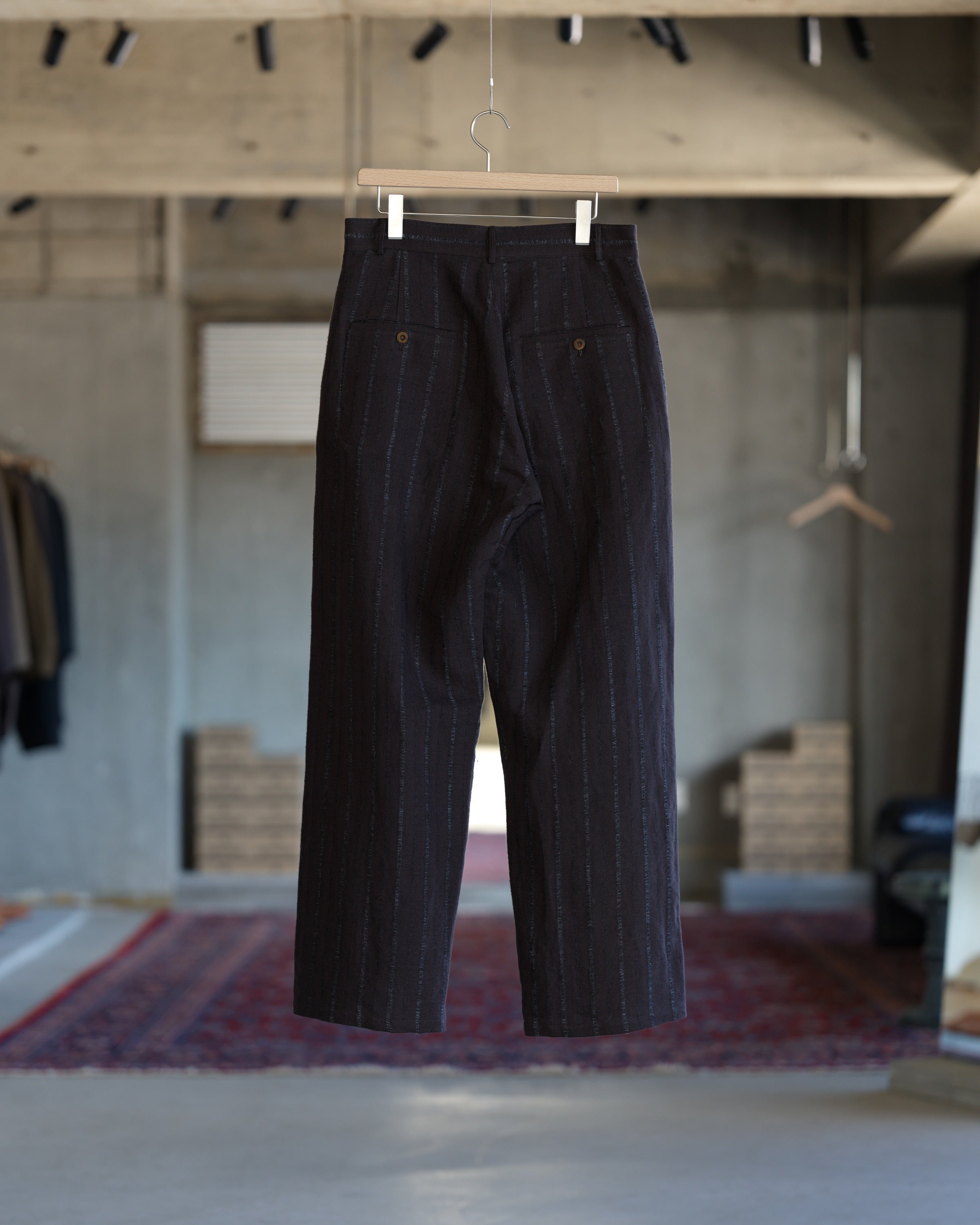Drill Pant - Raisin Dobby Stripe Herringbone