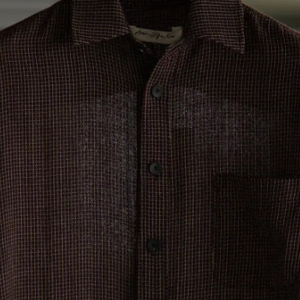 Burgundy Check