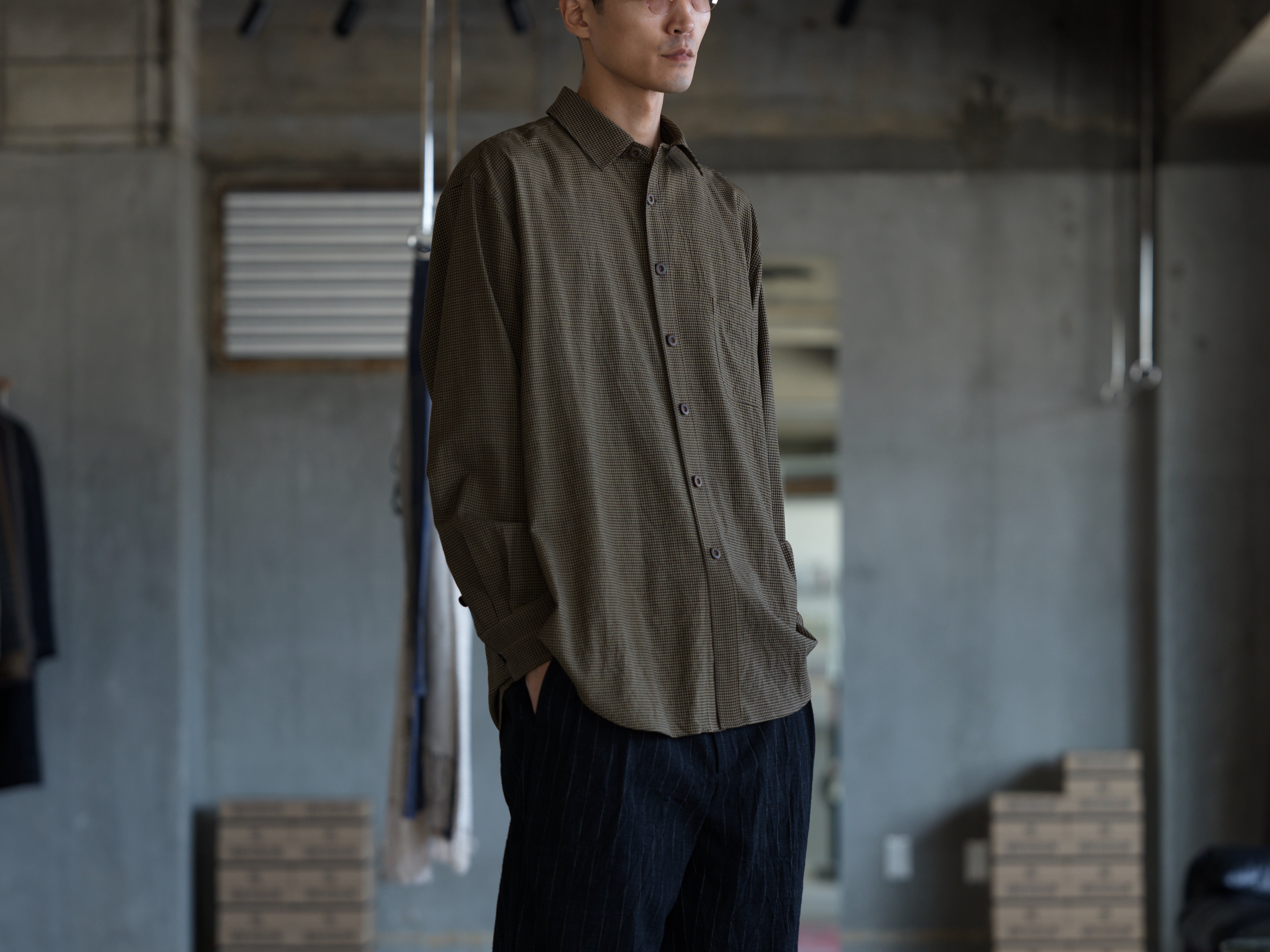 Easy Shirt - Golden Gingham