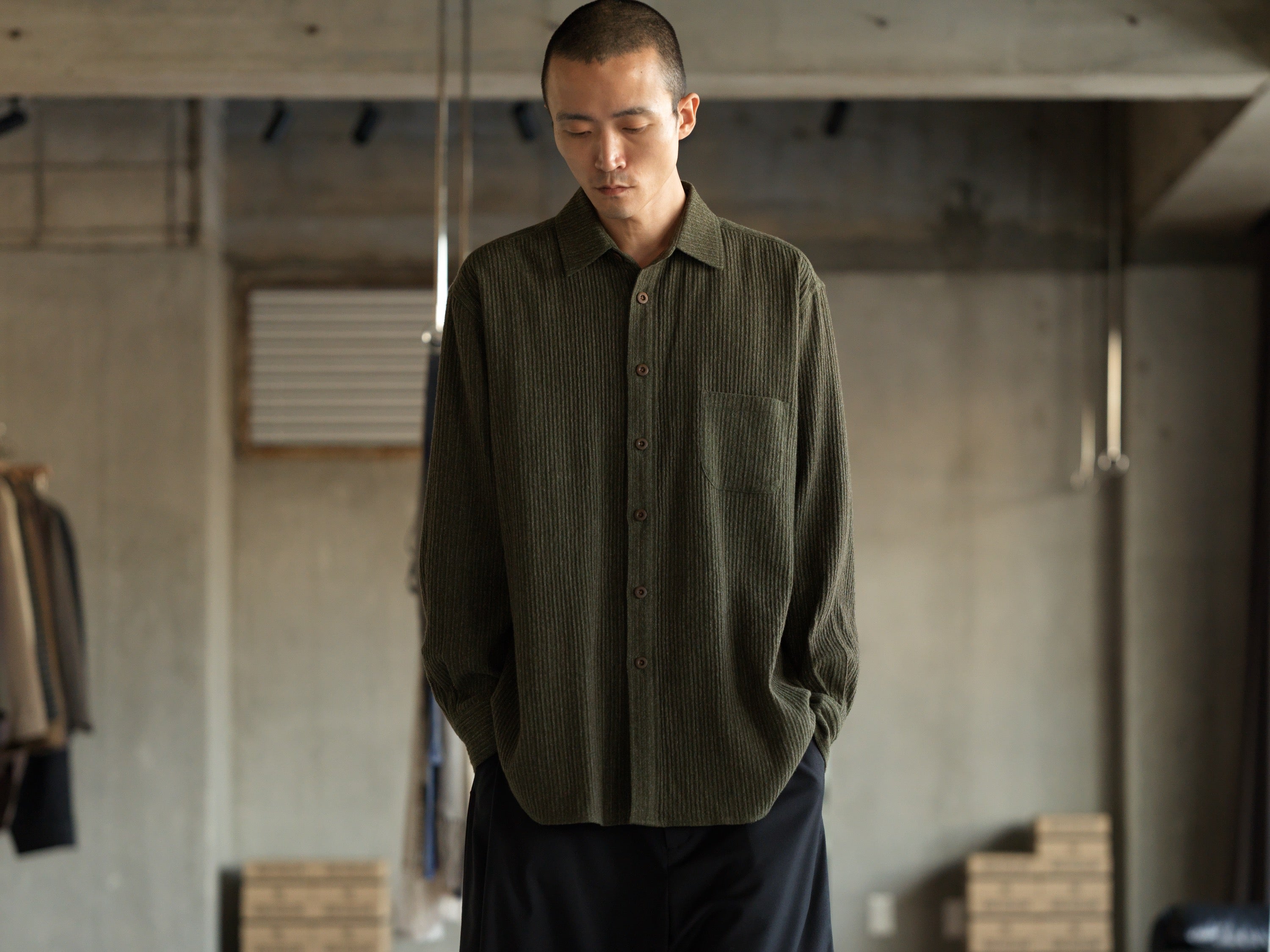 Easy Shirt - Moss Cord