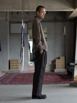 High Neck Sweater - Flecked Light Brown