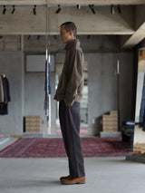 Mine Jacket - Rinsed Green Cotton Hemp Twill