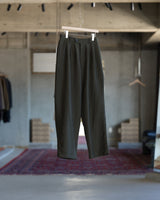 Triple Pleated Pant - Olive