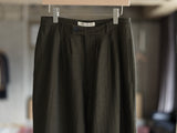 Triple Pleated Pant - Olive