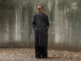 Oversized Collarless Coat - Creepers